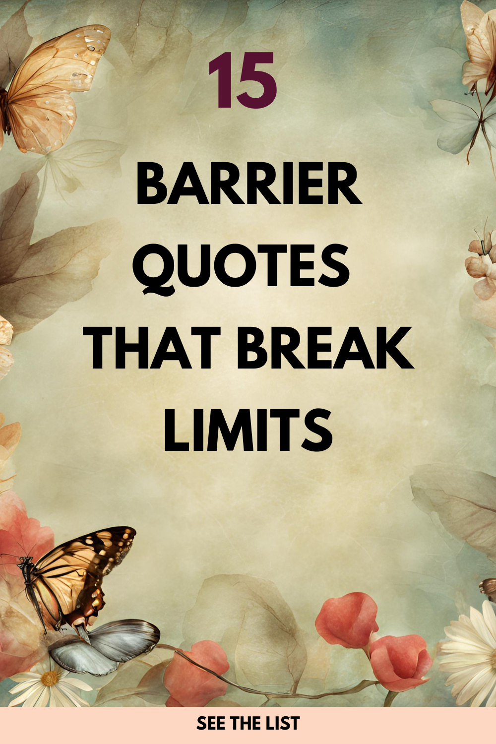 Quotes about Barriers