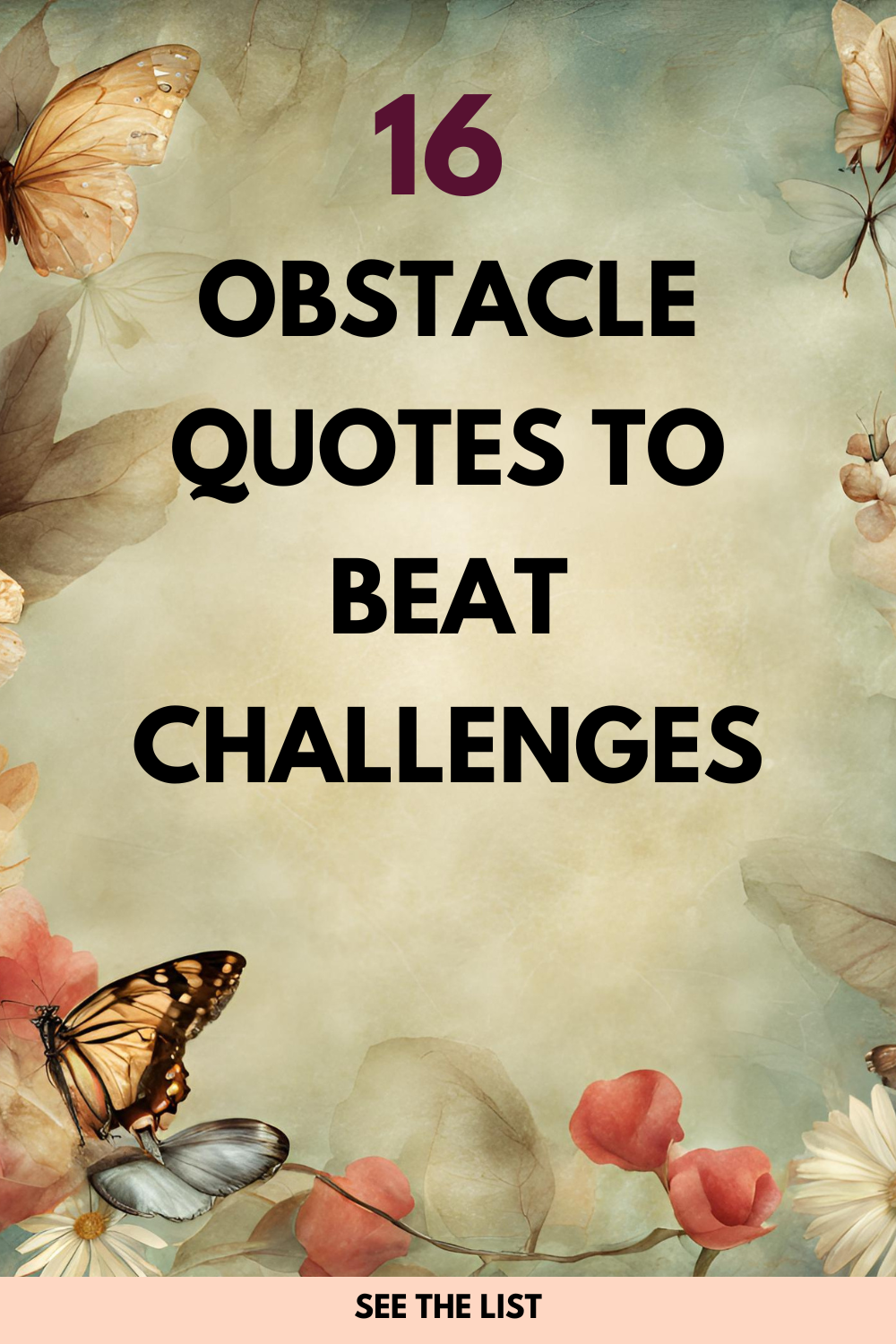 A playful quote about obstacles being life's way of saying hold my coffee