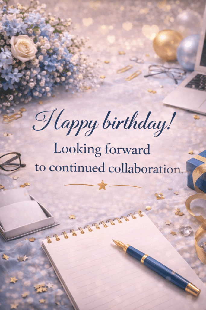 75 Professional Birthday Wishes for Colleagues and Clients