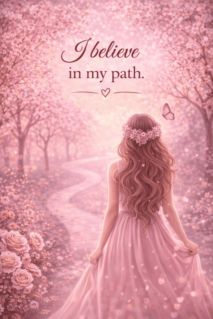 75 Daily Inspirational Quotes and Reflections for Women to Start Each Day with Grace “I believe in my path.”